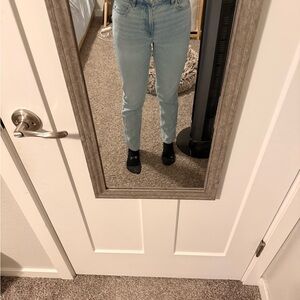 American Eagle Outfitters Light Blue Straight Leg Jeans